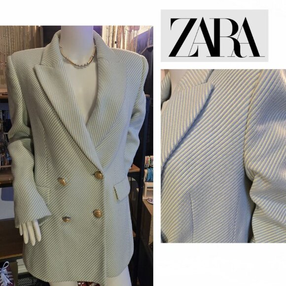 NWOT Green Structured Blazer Large - Picture 1 of 9